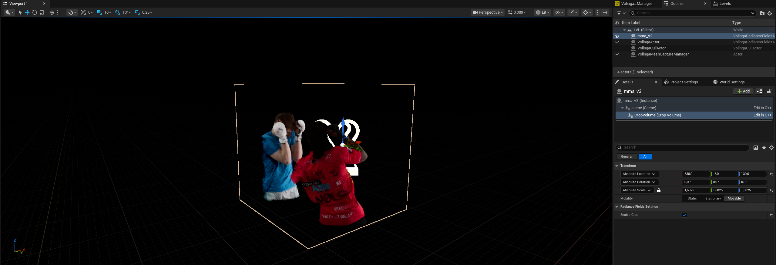 Volinga Plugin Using Gaussian Splatting 05