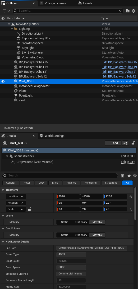 Volinga Plugin Using 3DGS 05